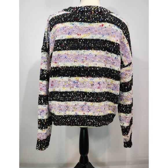 Absolutely Creative Worldwide Sweater Multi-colored Striped M - Picture 4 of 7